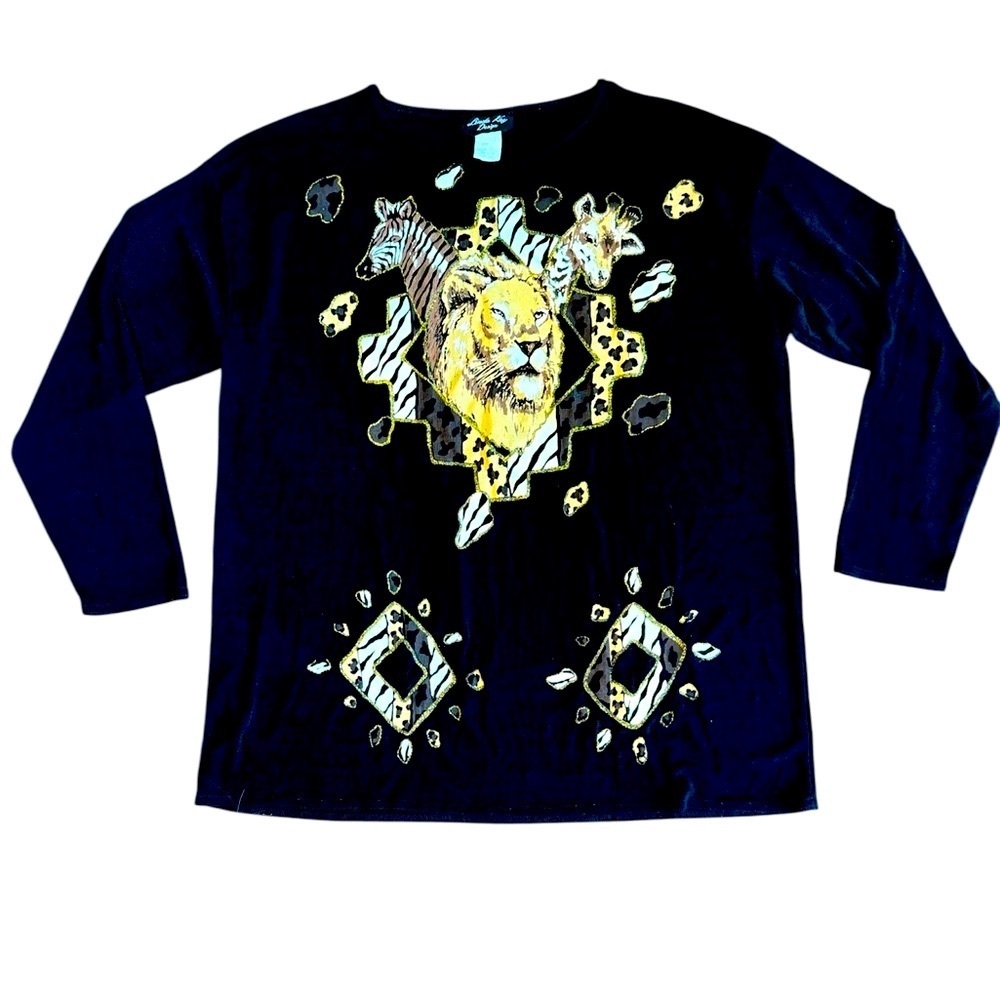 Vintage Y2K Lion Shirt - Picture 1 of 6